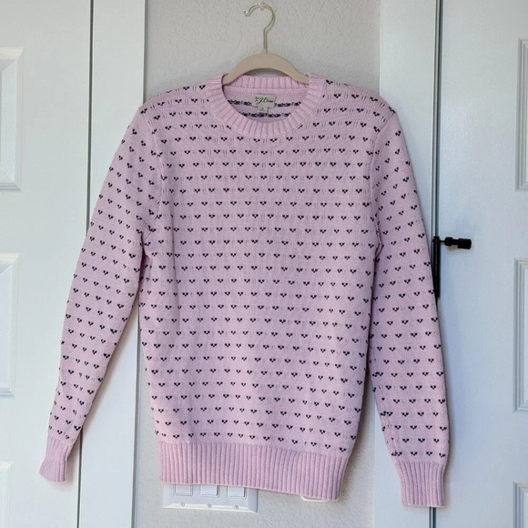 J. Crew Heritage Cotton Sweater in Bird's-eye Stitch - Picture 3 of 9